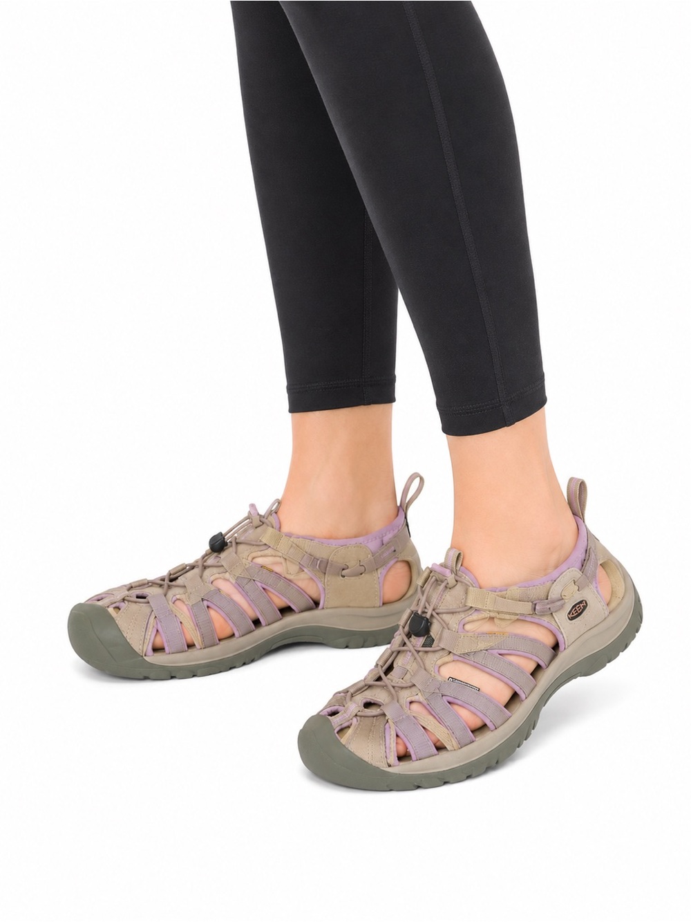 Size 10 Keen Women’s Whisper Waterproof Hiking Sandals Taupe Pink
